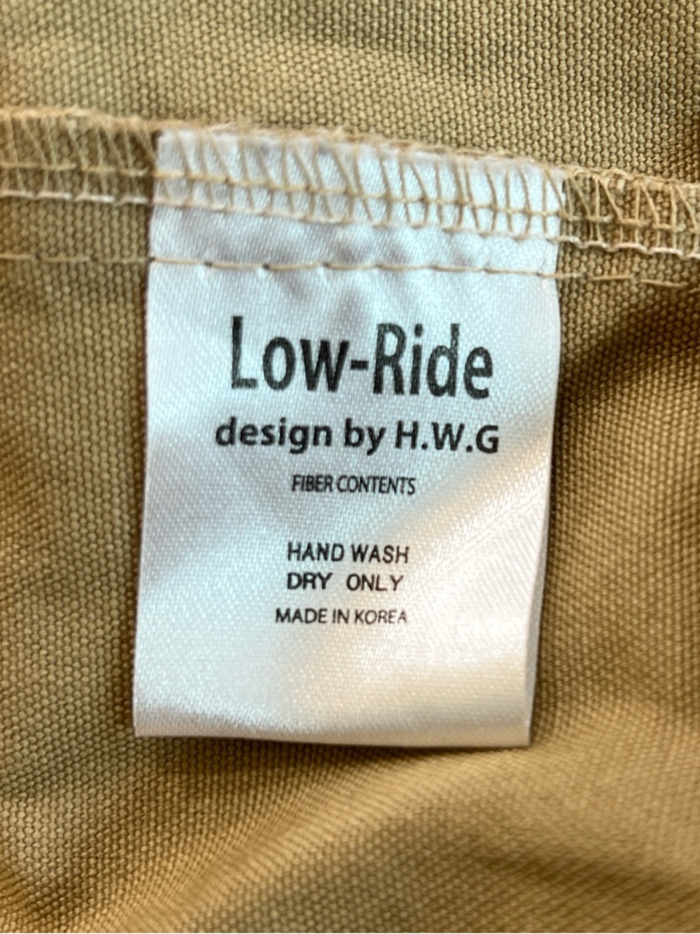 Low Ride HWG Khaki Blazer Sport Coat Mens Size 50 Made In Korea - Picture 6 of 11
